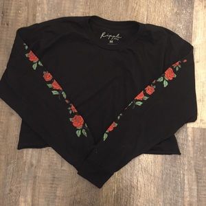 UO Long Sleeve Crop Top